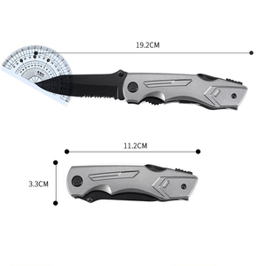 Navaja Multiherramienta Plegable de Alta Calidad con Mango de Aluminio, Herramienta Táctica de Supervivencia para Campamento con Llave Inglesa, Destornillador y Cuchilla - Product Image 2