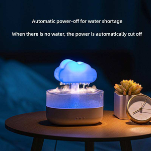 Humidificador de gotas de <span class=keywords><strong>lluvia</strong></span> 2 en 1, aromaterapia de ruido blanco, 7 colores, luces nocturnas, 200ml, difusor de aromaterapia relajante <span class=keywords><strong>y</strong></span> <span class=keywords><strong>para</strong></span> <span class=keywords><strong>dormir</strong></span> - Product Image 5