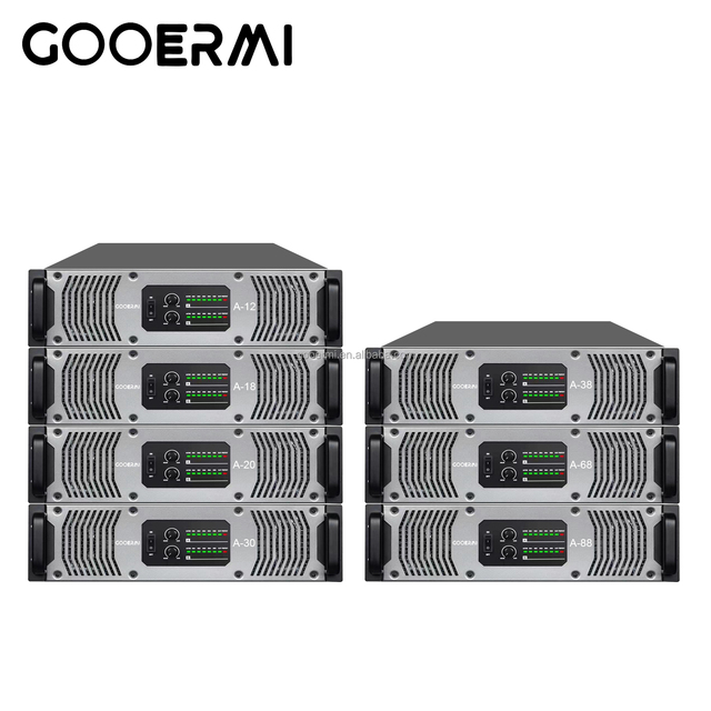 2-channel Power Amplifier 3U 2200-watt DJ, PA, Stage Sound System Professional Amp