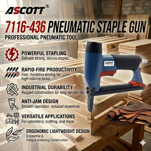 Pistola <span class=keywords><strong>de</strong></span> grapas neumática <span class=keywords><strong>de</strong></span> aluminio 7116-436 antiatascos <span class=keywords><strong>para</strong></span> fijación <span class=keywords><strong>de</strong></span> muebles, grapadora <span class=keywords><strong>de</strong></span> tapicería <span class=keywords><strong>de</strong></span> aire comprimido <span class=keywords><strong>de</strong></span> punta larga - Product Image 3