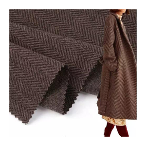 Tissu <span class=keywords><strong>de</strong></span> <span class=keywords><strong>laine</strong></span> Polyester à chevrons à échelle Mini A/W, tricot mélangé texturé pour Blazer, manteau d'extérieur en <span class=keywords><strong>Jersey</strong></span> - Product Image 1