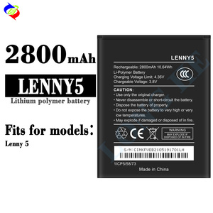 อะไหล่ลิเธียมโพลิเมอร์ LENNY5 2800มิลลิแอมป์ชั่วโมงสำหรับแบตเตอรี่<span class=keywords><strong>โทรศัพท์</strong></span>มือถือ <span class=keywords><strong>Wiko</strong></span> Lenny 5 - Product Image 2