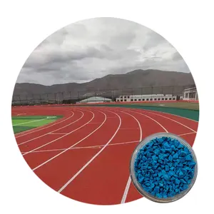 Granulés de caoutchouc Epdm pour plancher, piste élastique élevée pour le sport et la course, piste athlétique de 400 mètres de bonne qualité