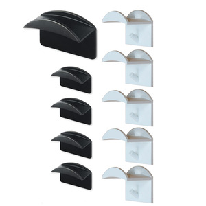 LM LM25169 <b>Adhesive</b> Hat <b>Hooks</b> for Wall Minimalist Rack Design No Drilling Strong Hold Hat Hangers Patent Pending - Product Image 1