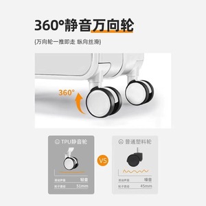 Luggage Set 20-Inch Aluminum <b>Frame</b> 4 Wheels Combination Lock Business Travel Summer 2024 - Product Image 4