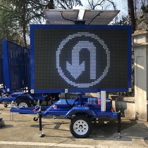 Señal de Tráfico LED Solar de Una Sola Cara con Panel Solar para Advertencia de Seguridad Vial - Product Image 3
