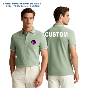 <span class=keywords><strong>Polo</strong></span> da Golf Personalizzata con Logo Ricamato OEM per <span class=keywords><strong>Uomo</strong></span>, Abbigliamento Sportivo Casual da Esterno, Traspirante e Leggero - Product Image 2