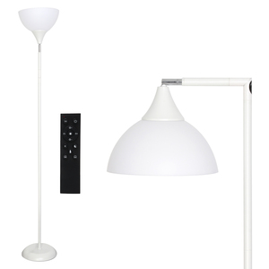 360 Flexible Modern Metal LED Floor Lamp <b>E26</b> Remote Control Adjustable Brightness Easy <b>Bulb</b> Replacement CRI 90 Home Bedroom - Product Image 3