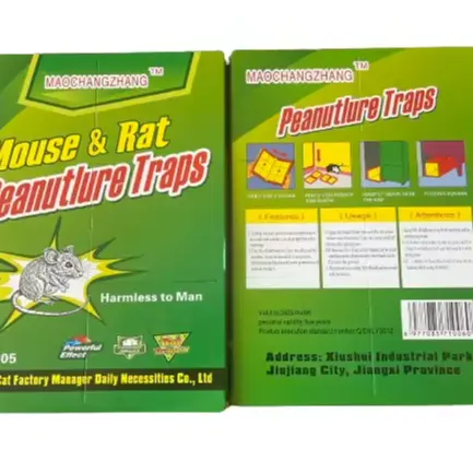 Commercio all'ingrosso della fabbrica trappola di colla per Mouse personalizzata economica per bordo appiccicoso per scorpioni Pest Control Gel stato Mouse Board