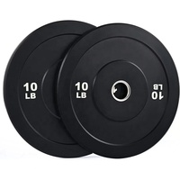 Paire de plaques de poids de musculation de 45 lb pour haltères, pour utilisation à domicile