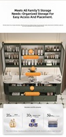 Meuble de salle de bain moderne avec miroir intelligent, vasque en pierre frittée, drain en laiton, LED anti-buée, résistant à l'eau, facile à nettoyer, personnalisable