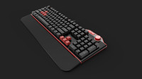 Clavier de jeu filaire pleine taille rétroéclairé blanc 104 touches sans fil triple mode lumineux mécanique bureau PC