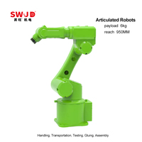 Fabricants de robots articulés automatiques, conception de robots industriels 6 axes, manipulation robotique, bras de robot industriel de 6 kg de charge utile pour le soudage