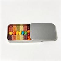 Boîte en métal vintage rectangulaire pour parfum solide, baume à lèvres, conteneur solide, cadeau