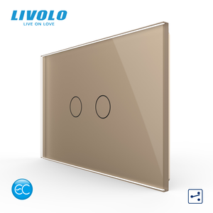 สวิตช์สัมผัสอัจฉริยะ <span class=keywords><strong>Livolo</strong></span> US/AU 2 ช่อง 2 ทาง ใช้งานร่วมกับ <span class=keywords><strong>Alexa</strong></span>, Google Home และ Homey รองรับระบบอัตโนมัติ สวิตช์ติดผนังอัจฉริยะ - Product Image 2