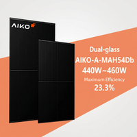 Panneau Solaire Aiko N Type Demi-Cellule IBC Aiko-A-Mah54Db 440W 445W 450W 455W 460W Double Verre, Stock UE, Idéal pour la Maison