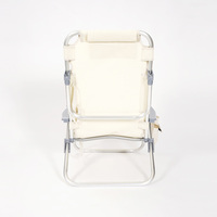 Chaise de plage pliante extérieure légère chaise pliante en aluminium à siège bas de style moderne pour une utilisation à la plage