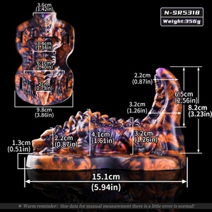 Vibrador de Clítoris con Forma de Monstruo, 10 Modos de Vibración, Masajeador para Mujeres, Estimulación del Clítoris, Vibrador de Silicona Suave, Juguete Sexual - Product Image 6