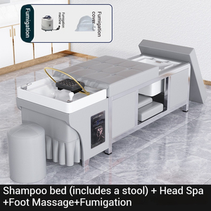 Lüks kuaför Headspace Headspa saç Salon başkanı Spa tay masaj şampuan kafa tedavisi ile yatak - Product Image 4