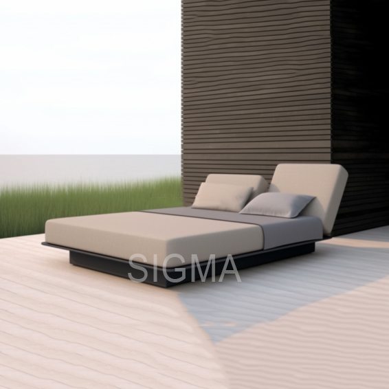 Outdoor Garden Furniture Lounge Set All Weather Garden Chaise Outdoor Aluminum Lounge