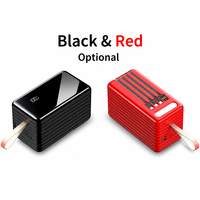 Neue 100000mAh Hochkapazitäts-Powerbank mit Spiegel, Schnellladung, Integriertem Kabel, Zwei-Wege-PD22.5W Multi-Port-Ladegerät und LED