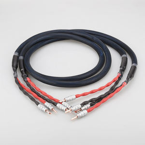 L180 HiFi Audio Line خالية من الأكسجين مطلي بالنحاس فضي السميك لاتصالات مكبر الصوت المحيطي جديلة الموز - Product Image 1