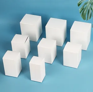 White cardboard paper box Packaging Box Custom Design Lipstick Tube Box for Cosmetic