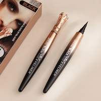 Eyeliner Liquide Noir Imperméable à Pointe Fine et Courbe Lisse – Vente en Gros, Fourniture en Vrac, Maquillage Professionnel pour les Yeux, Stylo Eyeliner