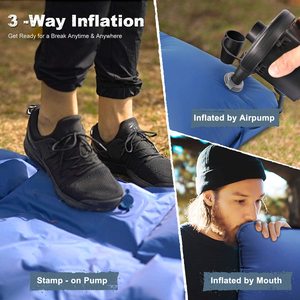 Woqi-colchoneta <span class=keywords><strong>inflable</strong></span> compacta para dormir, colchoneta para viajar y hacer senderismo, superventas - Product Image 5