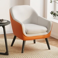 Fauteuil simple moderne pour appartement, maison de location, salon, balcon – Chaise de loisirs et de détente