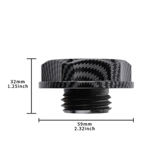 Cubierta de tanque de combustible de tanque de gasolina JDM Universal de alta calidad, pegatina de fibra de carbono dura para Mini accesorios de protección - Product Image 5