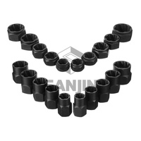 Ensemble de 10 outils d'extraction de vis, écrous et boulons endommagés, anti-rouille, pour applications automobiles et médicales