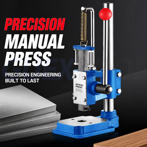 เครื่องกดแบบแมนนวล JM-16 รุ่น Precision พร้อมคันโยกสำหรับเจาะ ตอก ปั๊ม ขึ้นรูป ดัดโลหะ แบบหัวเหลี่ยมและหัวกลม - Product Image 5