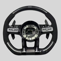 Volant en fibre de carbone LED AMG pour les séries Mercedes-Benz A, C, E, S, GT, CLS, CLA, GLE, GLS W205 W213 W166.
