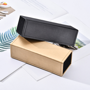 Boîte <span class=keywords><strong>à</strong></span> <span class=keywords><strong>lunettes</strong></span> <span class=keywords><strong>pliable</strong></span> en cuir PU, différente couleurs, <span class=keywords><strong>étui</strong></span> <span class=keywords><strong>à</strong></span> <span class=keywords><strong>lunettes</strong></span> avec vêtements - Product Image 2