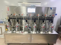 Machine de production d'éthanol bio, Fermenteur en acier inoxydable, Équipement de laboratoire avec pompe PLC, Récipient sous pression et Moteur