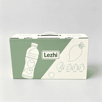 Cajas de Cartón Corrugado Impresas Personalizadas, Ecológicas, para Bebidas, Paquete de 6/8, Caja de Embalaje para Entrega de Cerveza, Refrescos, Jugos y Bebidas