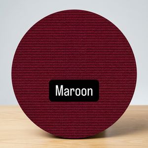Poco Chex Maroon Polyester Rib Knit Fabric Textured Knitted Textile Material For Fashion Apparel Garment Manufacturing - Product Image 4