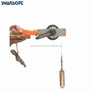 Cinta métrica de medición de aceite de acero inoxidable, color blanco y negro, con peso de latón - Product Image 2