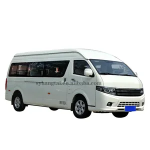 Pure Electric Taxi Minibus 18 Sitze 6m Länge Monocoque Body 4 Räder Small Coach Bus