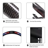 Volant en cuir LED en Fiber de carbone personnalisé en usine pour BMW F10 F20 F30 E90 M3 M5 F11 F32 F36 F31 F25 F80 F82 Sport Edition