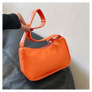 I-0346 Hot Selling <b>Bags</b> Pu Leather Underarm Hand <b>Bags</b> Purse Ins <b>Small</b> <b>Shoulder</b> <b>Bag</b> Ladies Zipper Handbags - Product Image 4