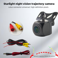 Caméra de recul universelle Flixeak intelligente à vision nocturne Starlight, étanche 12V, AHD 720P, avec trajectoire dynamique