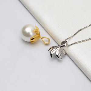 Accesorios DIY para Mujer - Collar con Colgante de Diadema de Plata S925 con 11-13 Perlas, Embalaje en Bolsa Vacía - Product Image 2