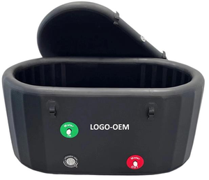 BINSPAPO Baignoire à glace portable <span class=keywords><strong>gonflable</strong></span> en PVC personnalisable <span class=keywords><strong>pour</strong></span> la thérapie de l'eau froide <span class=keywords><strong>SPA</strong></span> <span class=keywords><strong>Tente</strong></span> de récupération de fitness incluse - Product Image 2