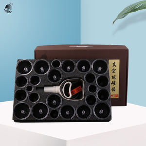 Baoyi set alat pijat terapi bekam, perangkat mesin penyedot vakum hijama cangkir hisap 24 buah - Product Image 3