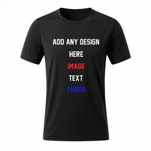 Quick Dry Polyester <b>T</b> Shirt Custom Logo Design Personalized Print Moisture Wicking Comfortable Casual Sports Uniforms - Product Image 4