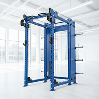 Rack complet d'équipement de musculation professionnel robuste pour entraînement de force