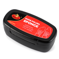 Kit d'entretien des chaussures à brillance instantanée efficace avec éponge rapide pour polir les chaussures en cuir, application rapide et facile du nettoyant pour chaussures