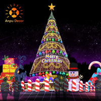 Watianpu — décor de décoration extérieure de 4M, lampes à Led, motifs artificiels 3d, design Unique, en forme de gâteau, centre commercial, arbre de noël, nouveau style, 2021
